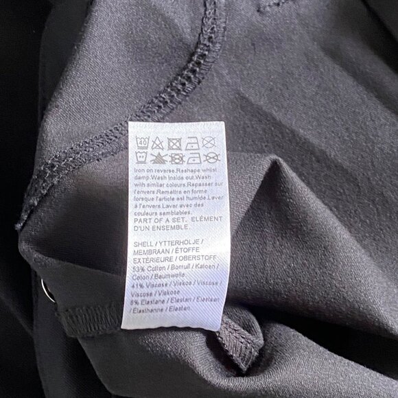 River Island Black Molly Twill Mid Rise Skinny Trouser Pants Size 6 NEW - Picture 9 of 10